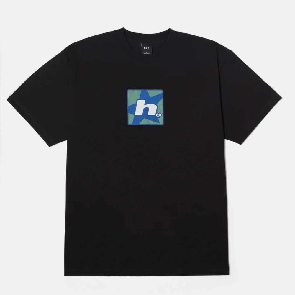 Men’s HUF H Star Short-Sleeve Tee Black